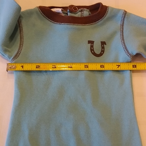 Lazy One Flap Jack Blue Sleeper Size 6 Months - Picture 4 of 6